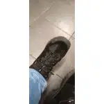 Czarne wodoodporne zamszowe buty trekkingowe photo review