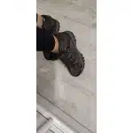 Wodoodporne zamszowe buty trekkingowe szare photo review