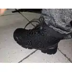 Czarne taktyczne buty robocze z podnoskiem stalowym photo review