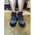 Buty trekkingowe zamszowe wodoodporne szare photo review