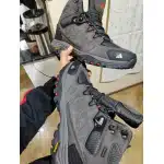 Wodoodporne zamszowe buty trekkingowe szare photo review