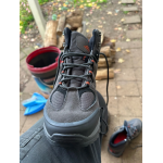 Wodoodporne zamszowe buty trekkingowe szare photo review