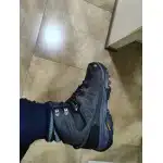 Wodoodporne zamszowe buty trekkingowe szare photo review