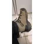 Brązowe wodoodporne zamszowe buty trekkingowe photo review