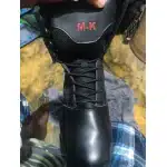 Czarne buty taktyczne z bocznym zamkiem i stalowym noskiem photo review