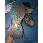 Brązowe wodoodporne zamszowe buty trekkingowe photo review