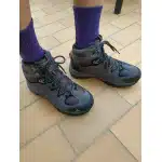 Wodoodporne zamszowe buty trekkingowe szare photo review