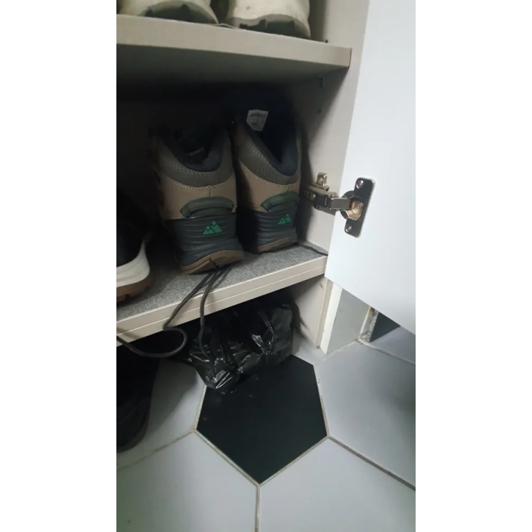 Czarne wodoodporne zamszowe buty trekkingowe photo review