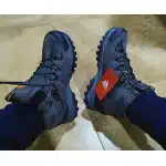 Wodoodporne zamszowe buty trekkingowe szare photo review