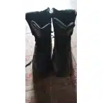 Czarne buty taktyczne z bocznym zamkiem i stalowym noskiem photo review