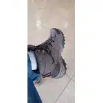 Zamszowe buty trekkingowe Hikeup czarne photo review