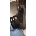 Czarne wodoodporne zamszowe buty trekkingowe photo review