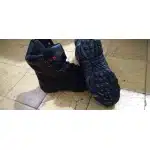 Czarne buty taktyczne z bocznym zamkiem i stalowym noskiem photo review