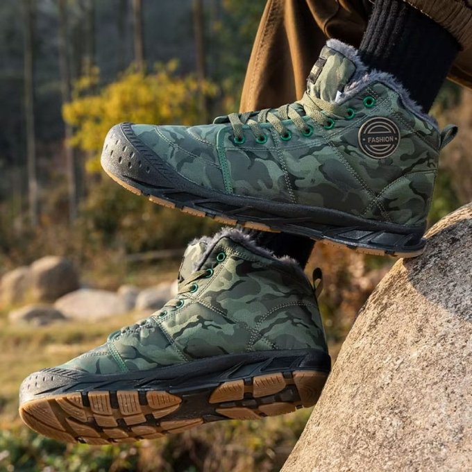Sneakersy wojskowe w kamuflażu - obrazek 2