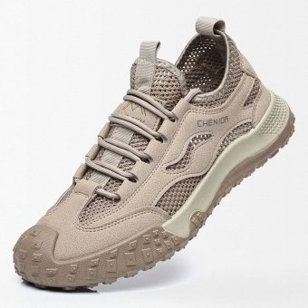 Beżowe taktyczne buty treningowe