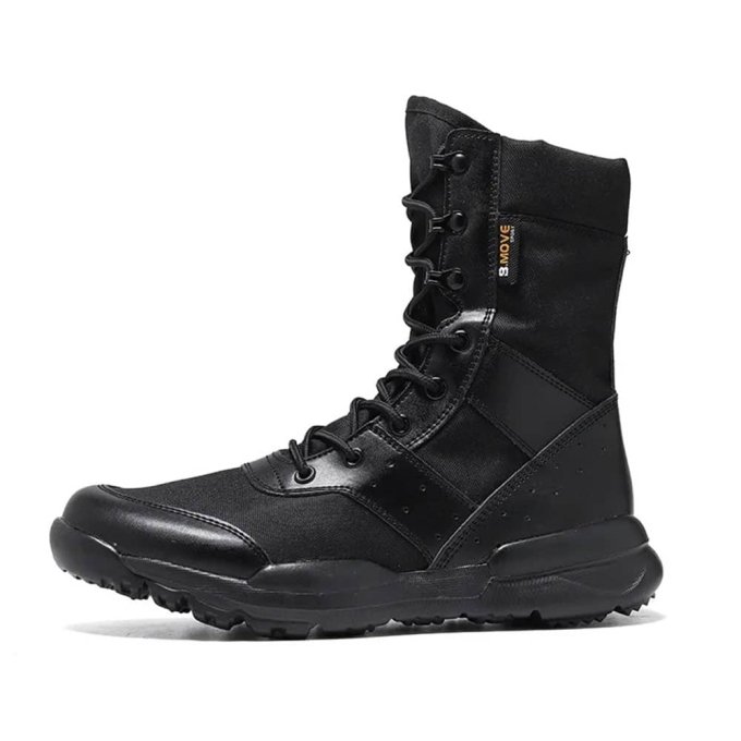Czarne oddychające buty taktyczne - obrazek 2