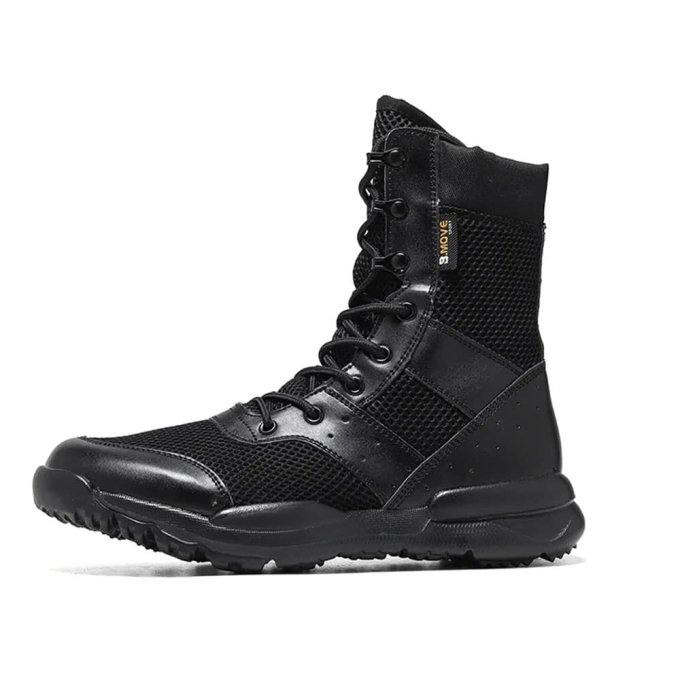 Czarne oddychające buty taktyczne - obrazek 3