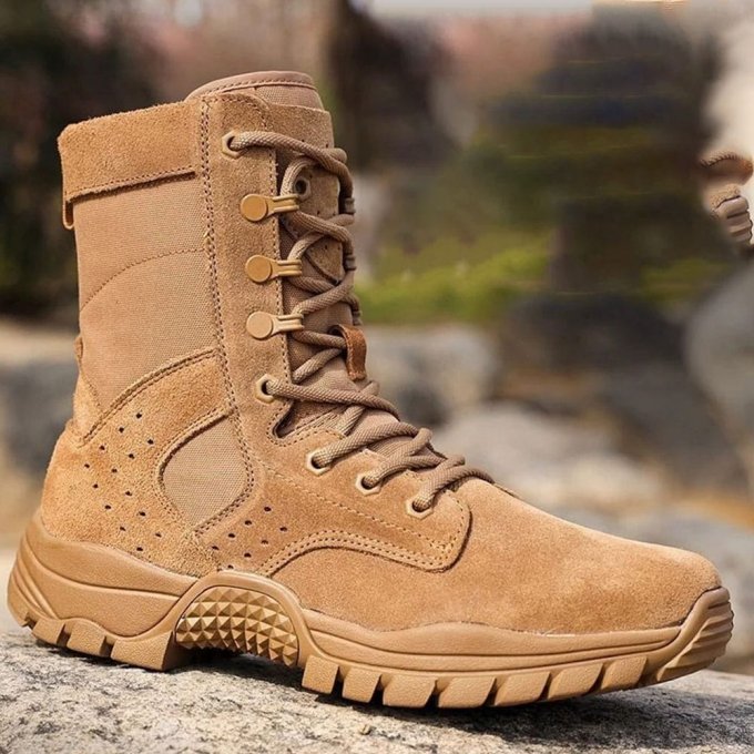 Oddychające buty taktyczne Coyote Brown - obrazek 3