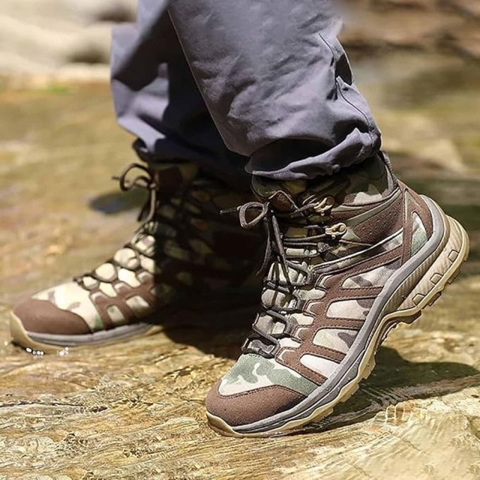 Średnie buty taktyczne w kamuflażu Multicam - obrazek 4