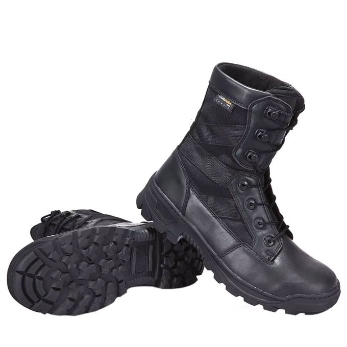 Czarne taktyczne buty trekkingowe - obrazek 2
