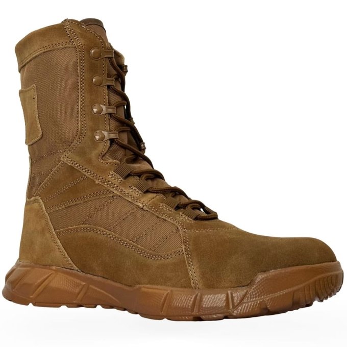 Taktyczne buty bojowe Coyote Brown z zamkiem - obrazek 5