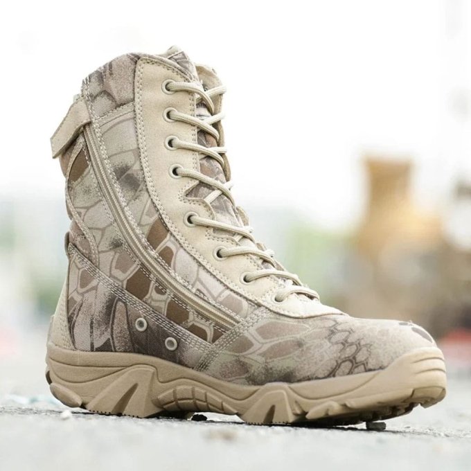 Buty taktyczne Kryptek Highlander w pustynnym kamuflażu