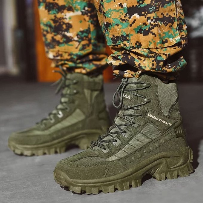 Pustynne buty taktyczne oliwkowe - obrazek 3
