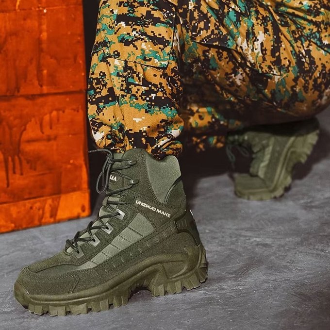 Pustynne buty taktyczne oliwkowe - obrazek 4