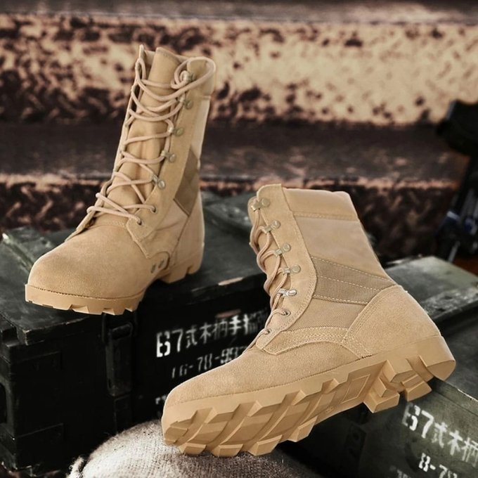 Buty taktyczne pustynne piaskowe - obrazek 2