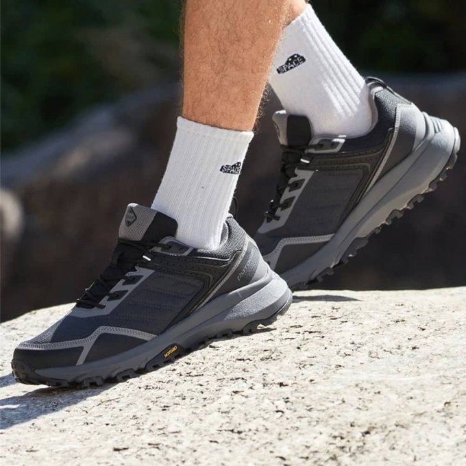 Lekkie taktyczne buty biegowe szare - obrazek 2