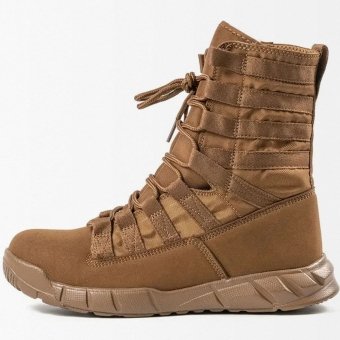 Lekkie buty taktyczne treningowe z eko-zamszu Coyote Brown
