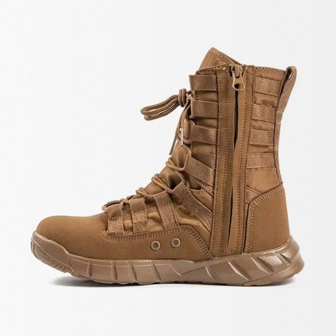 Lekkie buty taktyczne treningowe z eko-zamszu Coyote Brown - obrazek 5