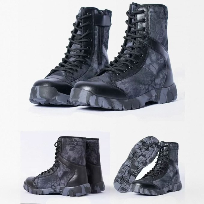Lekkie taktyczne buty do biegania w kamuflażu Kryptek Typhon - obrazek 2