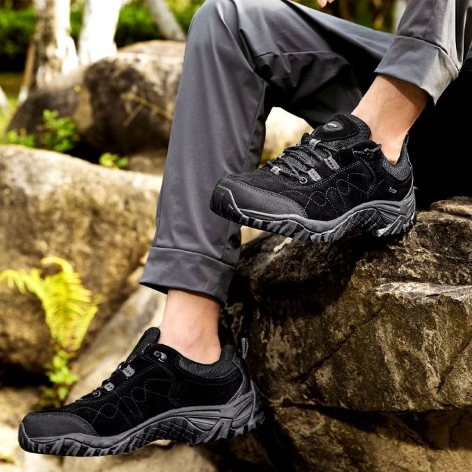 Lekkie buty taktyczne Hikeup czarne - obrazek 2