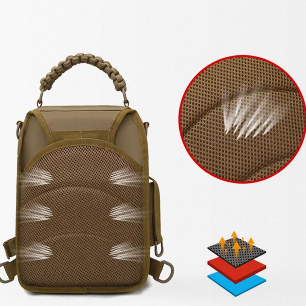 Średnia taktyczna torba typu sling Laser Cut MOLLE - obrazek 3