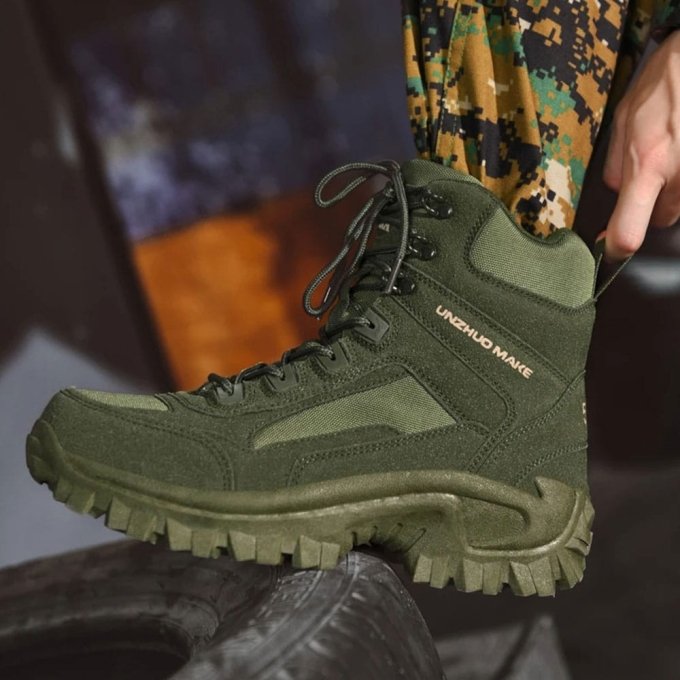 Buty taktyczne trekkingowe za kostkę Huile oliwkowe - obrazek 4