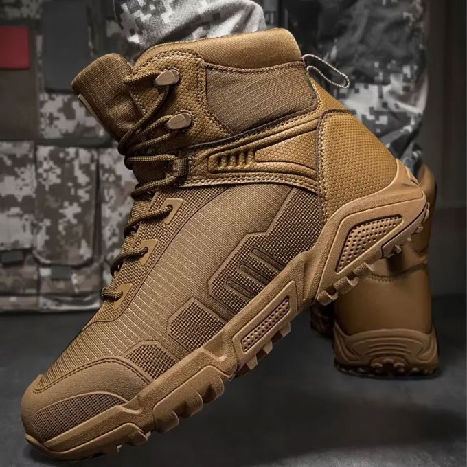 Średniej wysokości taktyczne buty trekkingowe Coyote Brown - obrazek 5