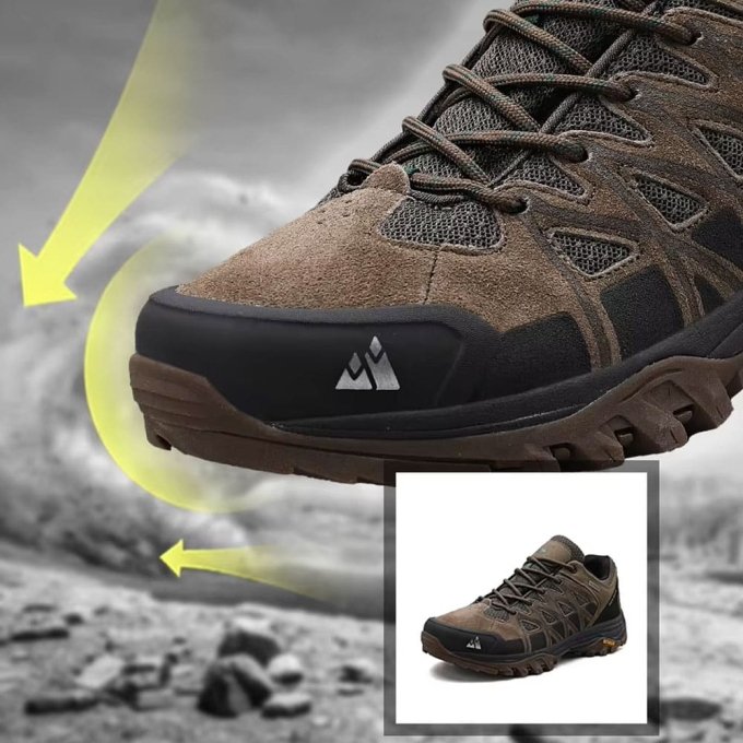 Wojskowe buty trekkingowe khaki - obrazek 6