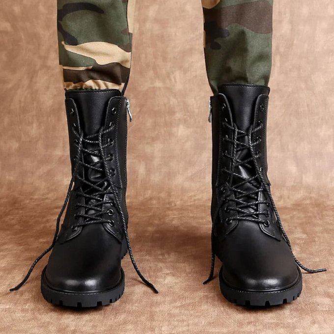 Skórzane buty taktyczne - obrazek 3
