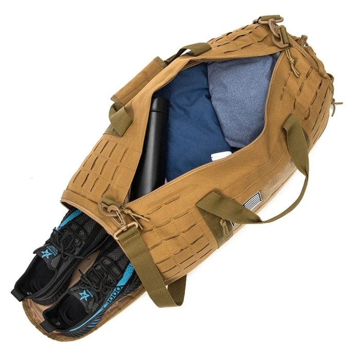 Mała taktyczna torba duffel z systemem MOLLE, laserowo cięta - obrazek 5