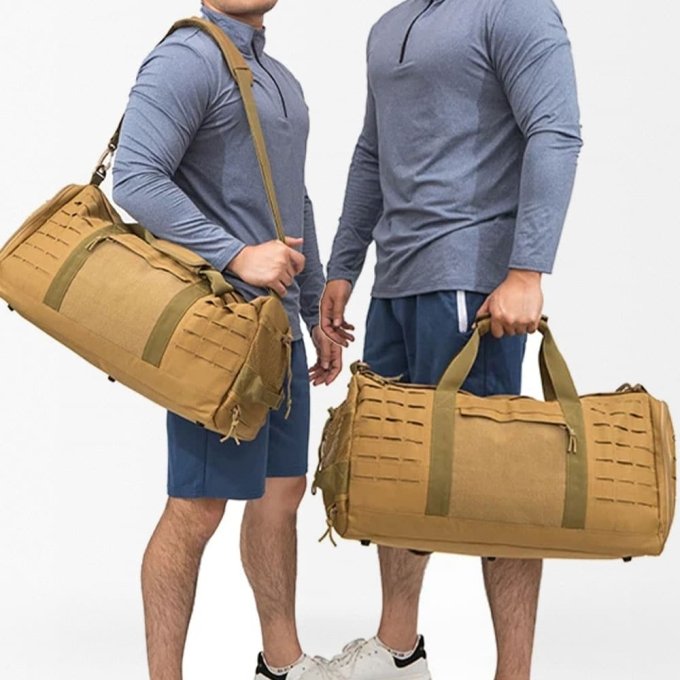 Mała taktyczna torba duffel z systemem MOLLE, laserowo cięta - obrazek 4