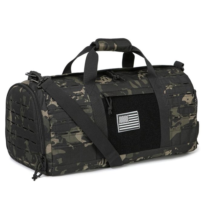 Mała taktyczna torba duffel z systemem MOLLE, laserowo cięta - obrazek 7