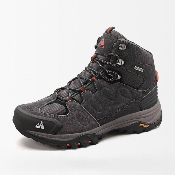 Zamszowe buty trekkingowe Hikeup szare