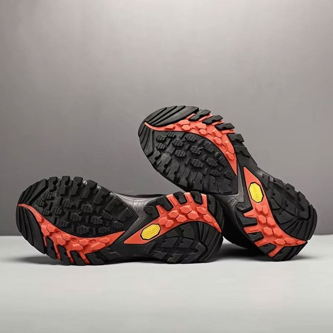 Zamszowe buty trekkingowe Hikeup szare - obrazek 5