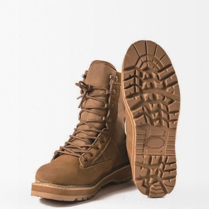 Zamszowe buty taktyczne Coyote Brown - obrazek 3