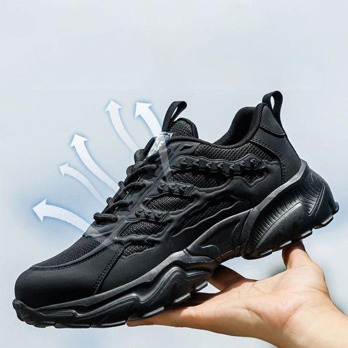Czarne taktyczne buty ochronne - obrazek 6