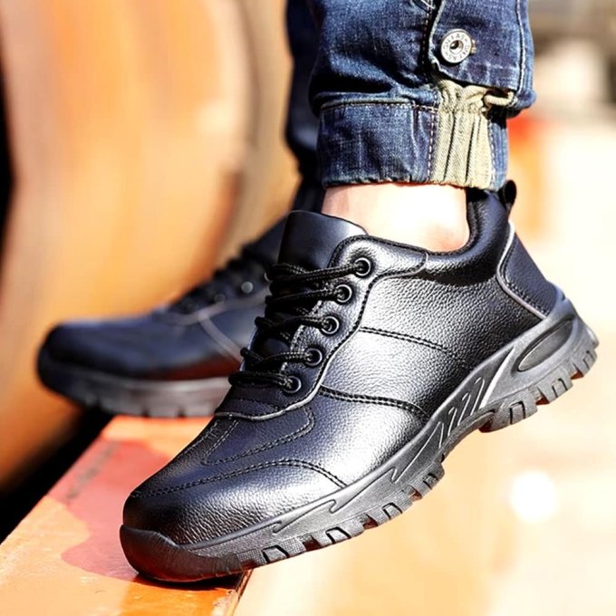 Czarne buty taktyczne robocze - obrazek 3
