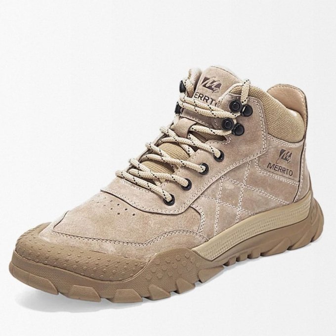 Taktyczne buty za kostkę ze skóry bydlęcej Desert Tan