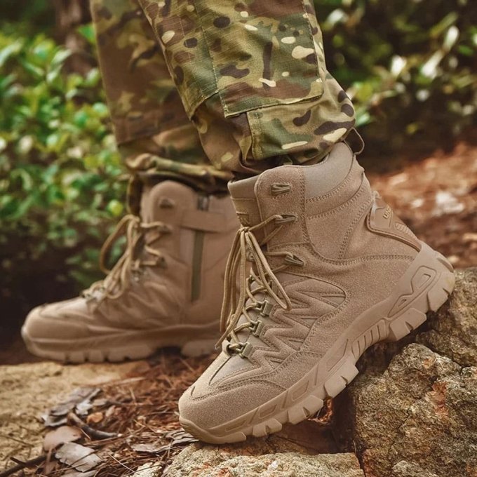 Buty taktyczne trekkingowe Desert Tan - obrazek 4