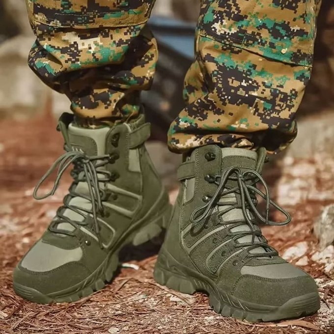 Buty taktyczne trekkingowe oliwkowe - obrazek 3